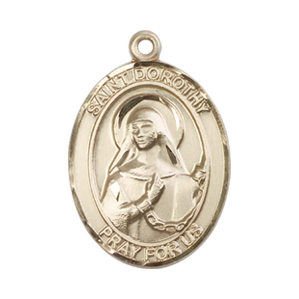 14kt Gold St. Dorothy Medal - Medium