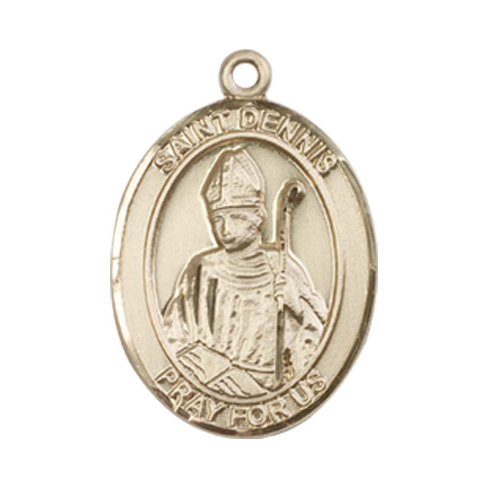 14kt Gold St. Dennis Medal - Medium
