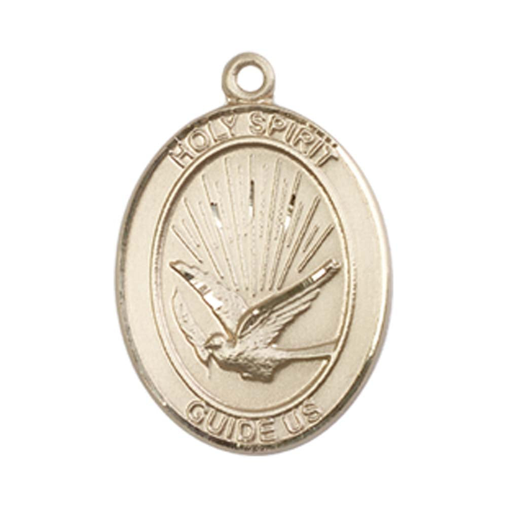 14kt Gold Holy Spirit Medal - Medium