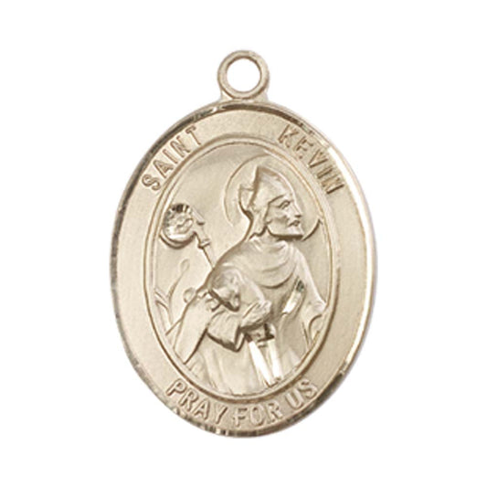 14kt Gold St. Kevin Medal - Medium