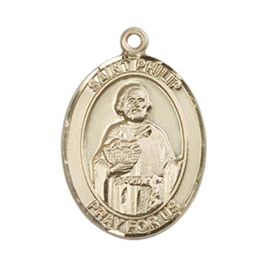 14kt Gold St. Philip the Apostle Medal - Medium