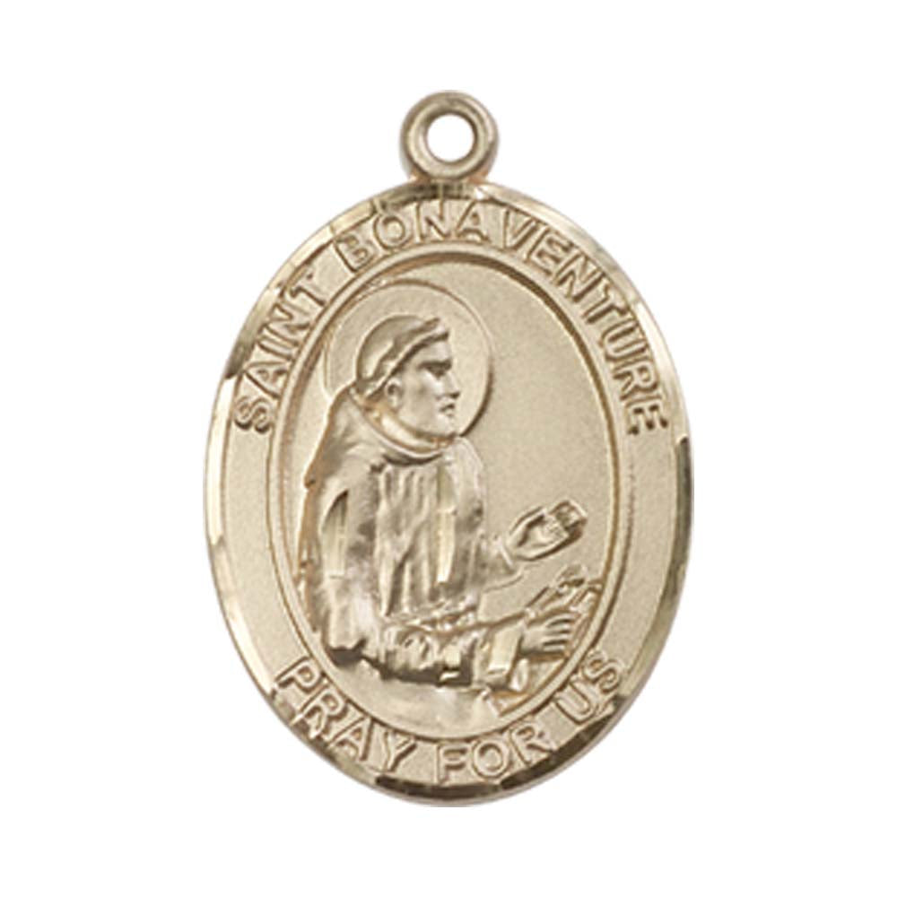 14kt Gold St. Bonaventure Medal - Medium