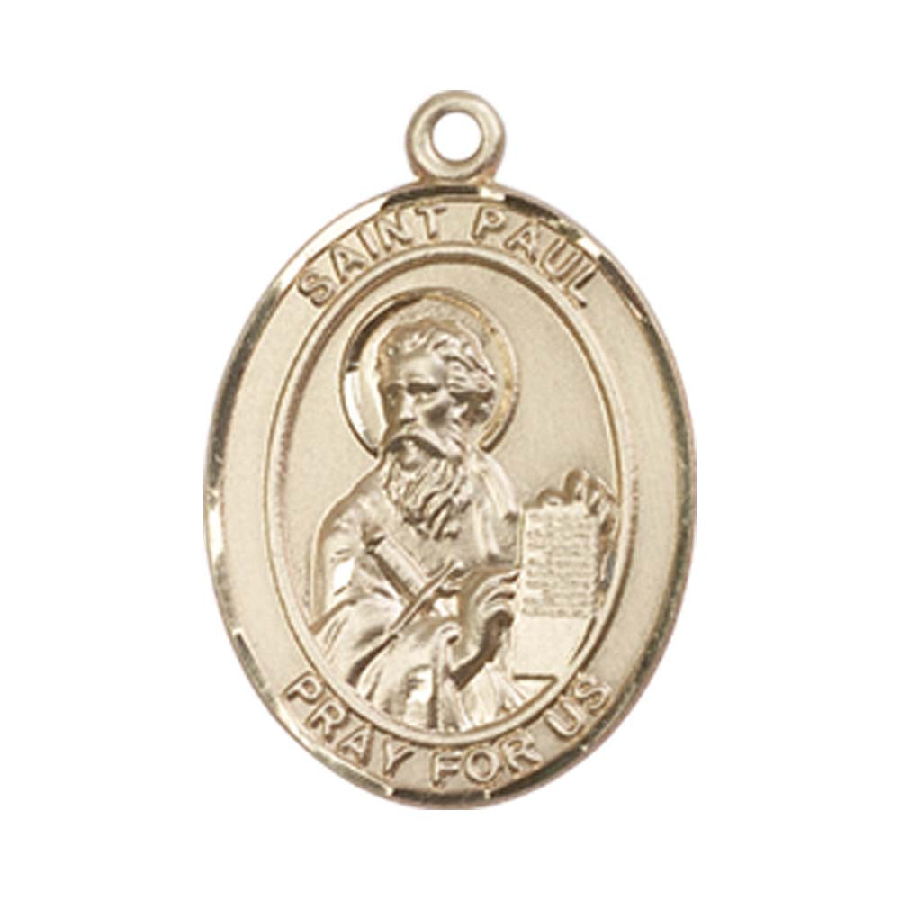 14kt Gold St. Paul the Apostle Medal - Medium