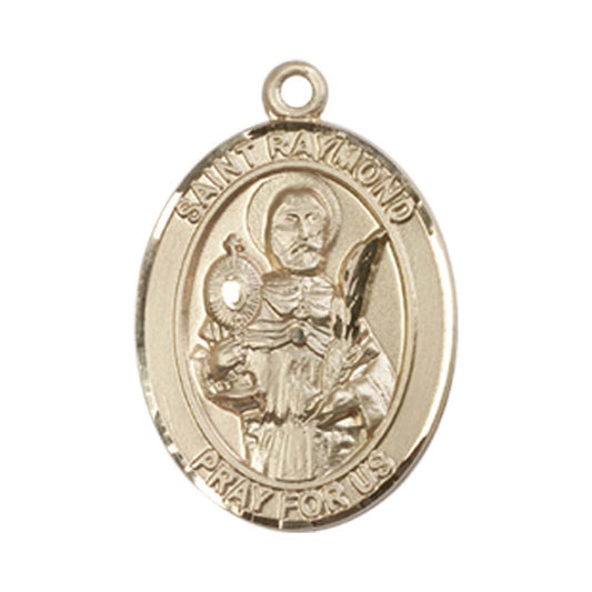 14kt Gold St. Raymond Nonnatus Medal - Medium