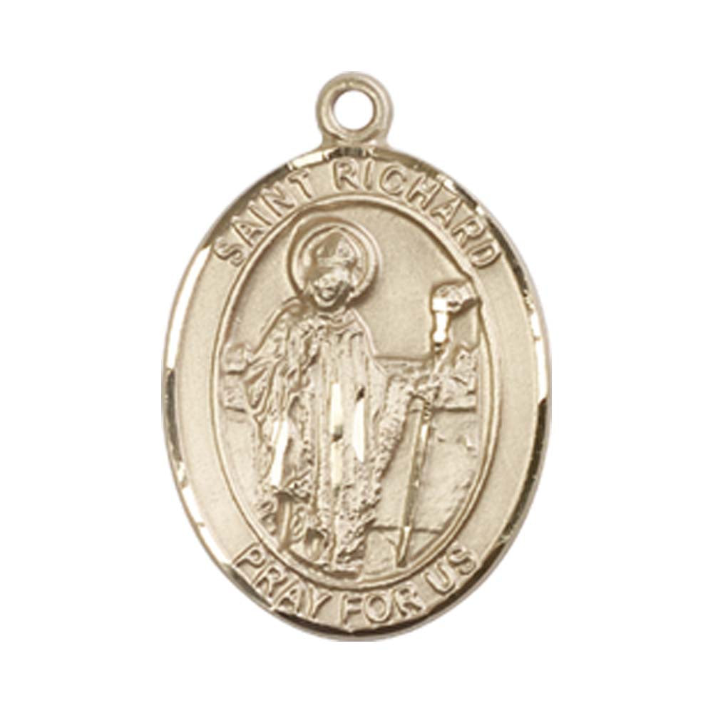 14kt Gold St. Richard Medal - Medium