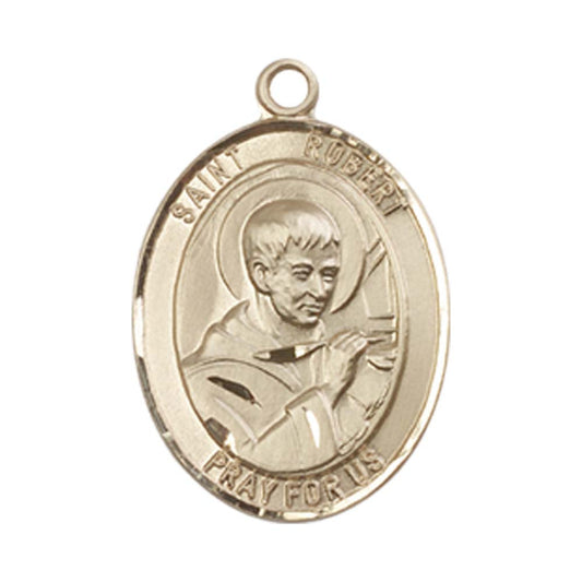 14kt Gold St. Robert Bellarmine Medal - Medium