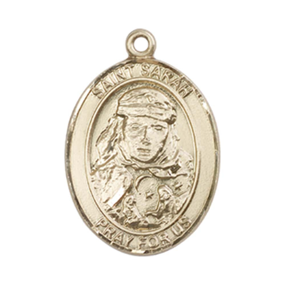 14kt Gold St. Sarah Medal - Medium