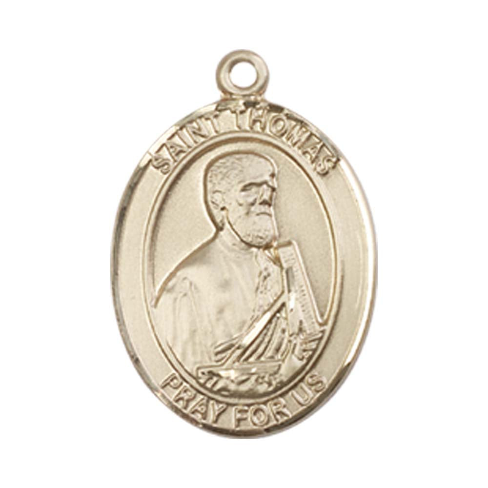 14kt Gold St. Thomas the Apostle Medal - Medium