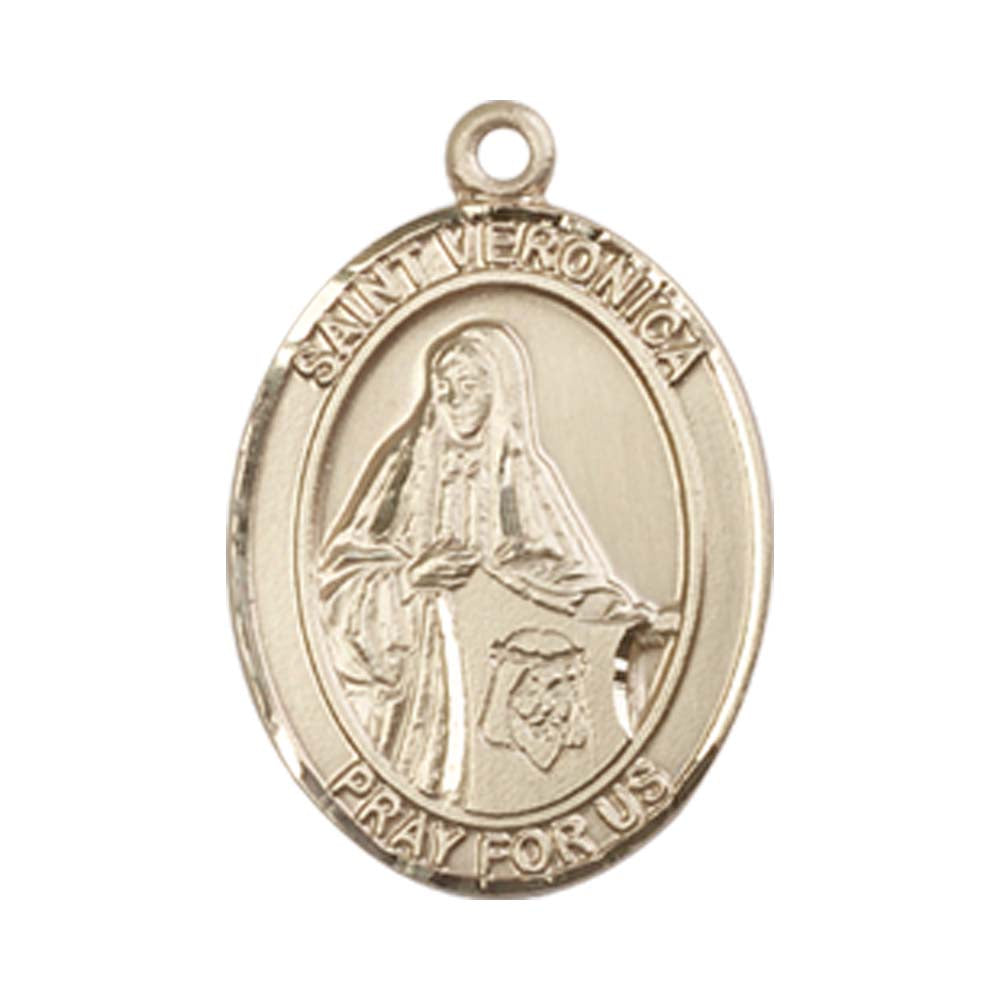14kt Gold St. Veronica Medal - Medium