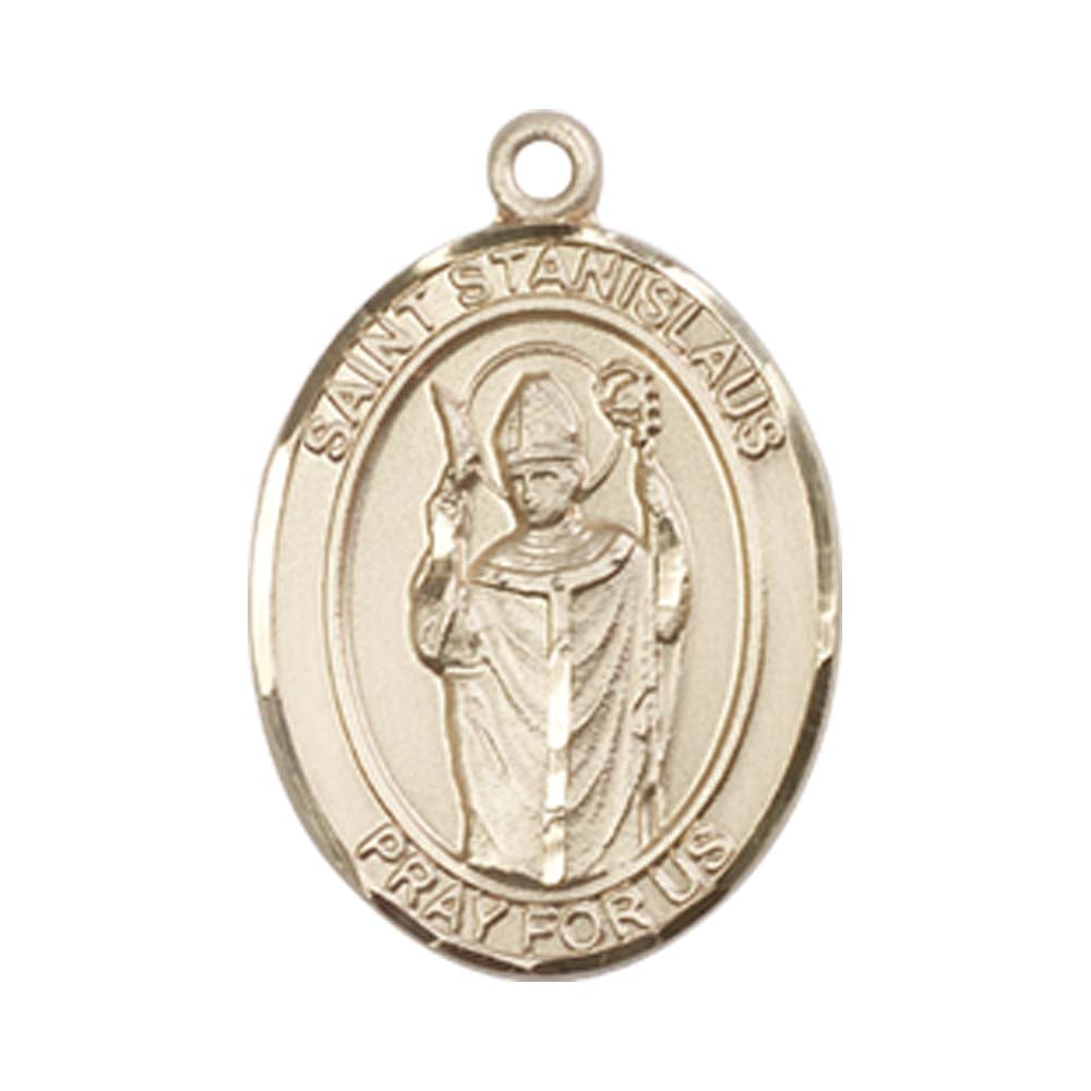 14kt Gold St. Stanislaus Medal - Medium