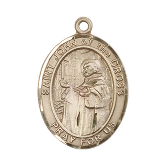14kt Gold St. John of the Cross Medal - Medium