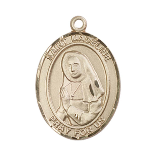 14kt Gold St. Madeline Sophie Barat Medal - Medium