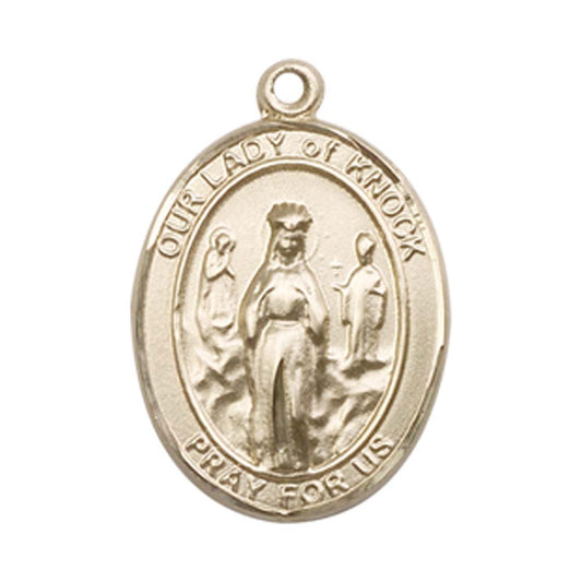 14kt Gold O/L of Knock Medal - Medium