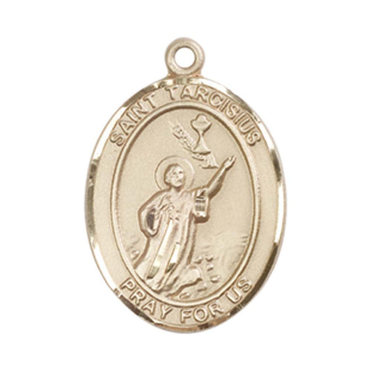 14kt Gold St. Tarcisius Medal - Medium