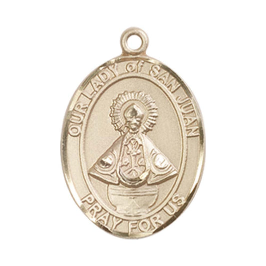 14kt Gold O/L of San Juan Medal - Medium