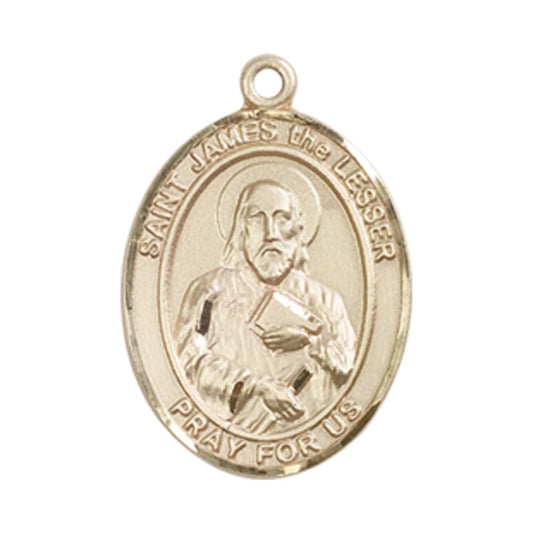 14kt Gold St. James the Lesser Medal - Medium