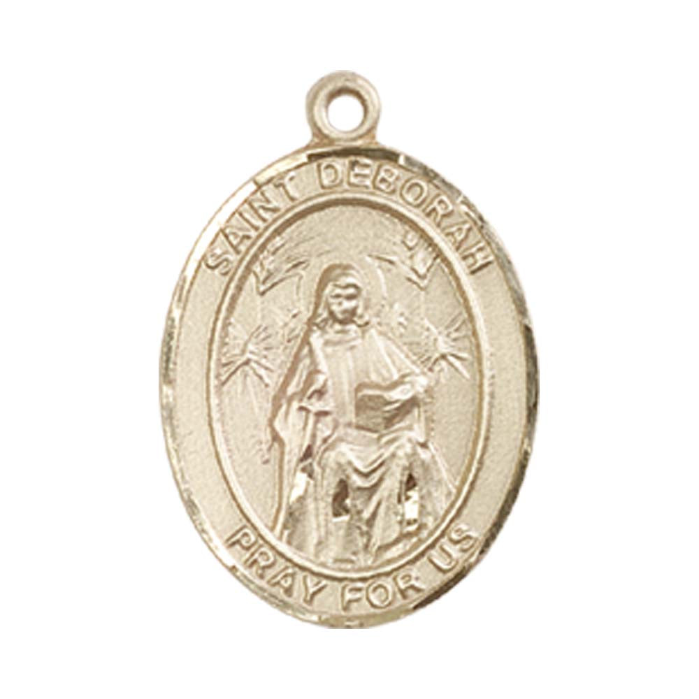 14kt Gold St. Deborah Medal - Medium