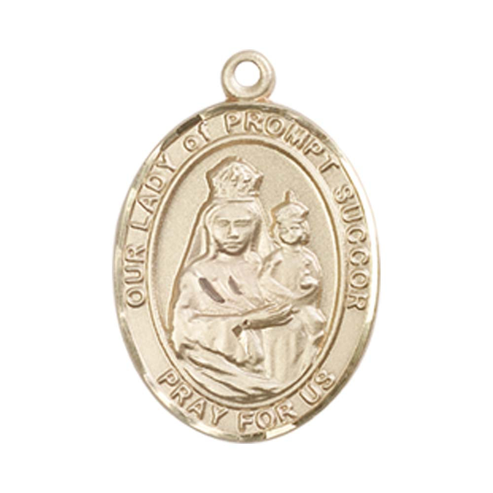 14kt Gold O/L of Prompt Succor Medal - Medium