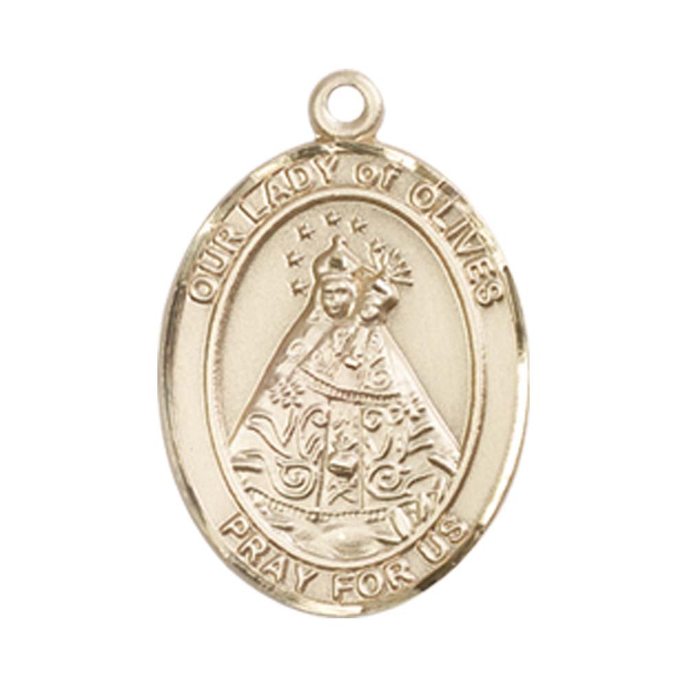 14kt Gold O/L of Olives Medal - Medium