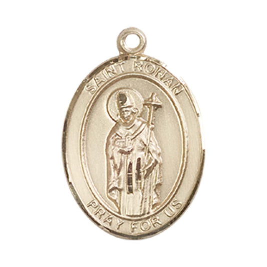 14kt Gold St. Ronan Medal - Medium