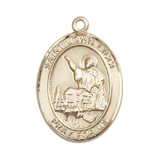 14kt Gold St. John Licci Medal - Medium
