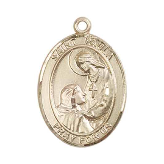 14kt Gold St. Paula Medal - Medium