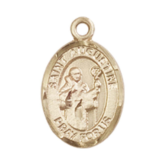 14kt Gold St. Augustine Medal - Small