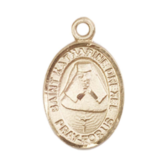 14kt Gold St. Katharine Drexel Medal - Small