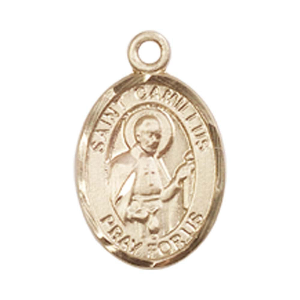 14kt Gold St. Camillus of Lellis Medal - Small