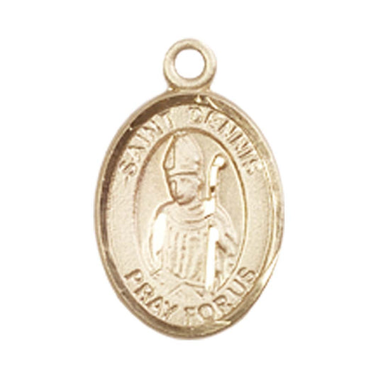 14kt Gold St. Dennis Medal - Small