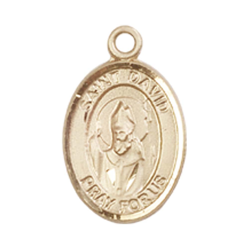 14kt Gold St. David of Wales Medal - Small