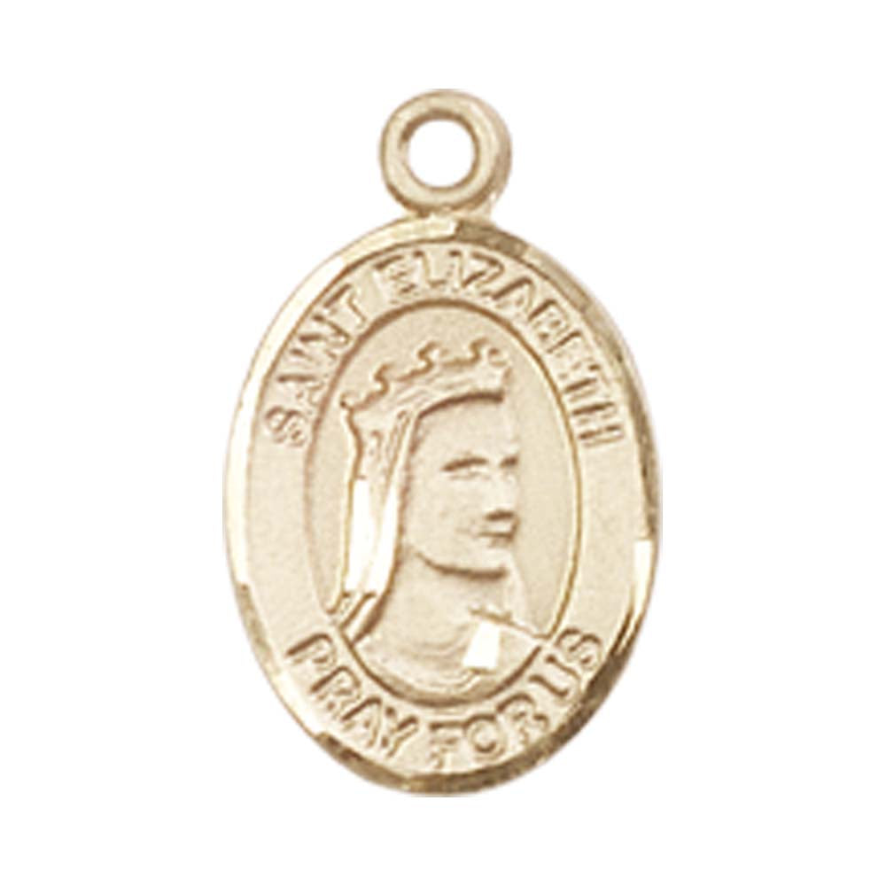 14kt Gold St. Elizabeth of Hungary Medal - Small
