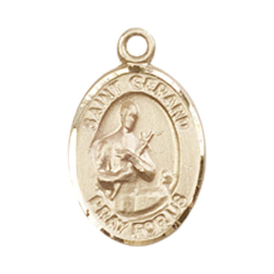 14kt Gold St. Gerard Majella Medal - Small