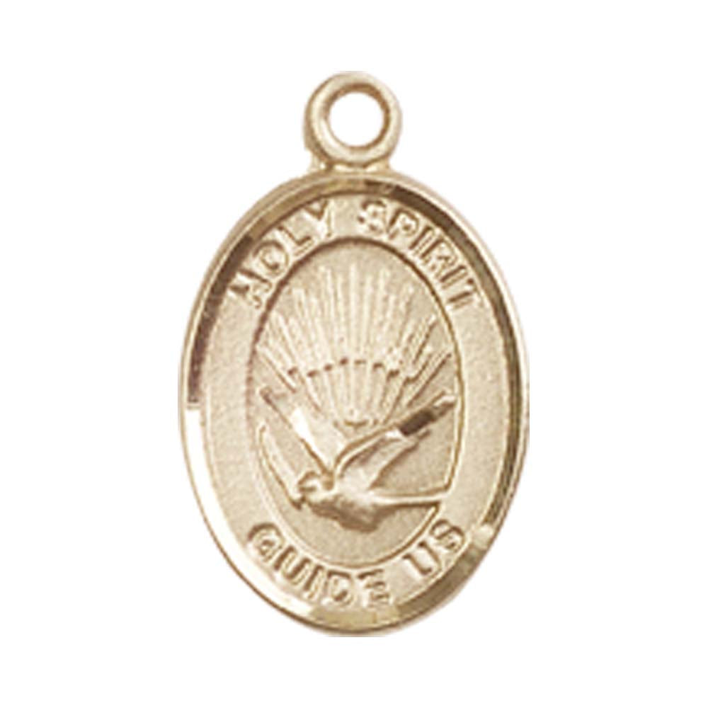 14kt Gold Holy Spirit Medal - Small