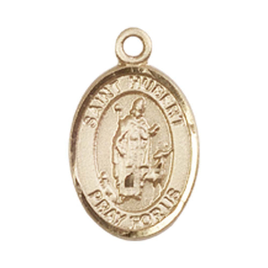 14kt Gold St. Hubert of Liege Medal - Small