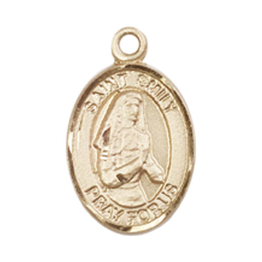 14kt Gold St. Emily de Vialar Medal - Small