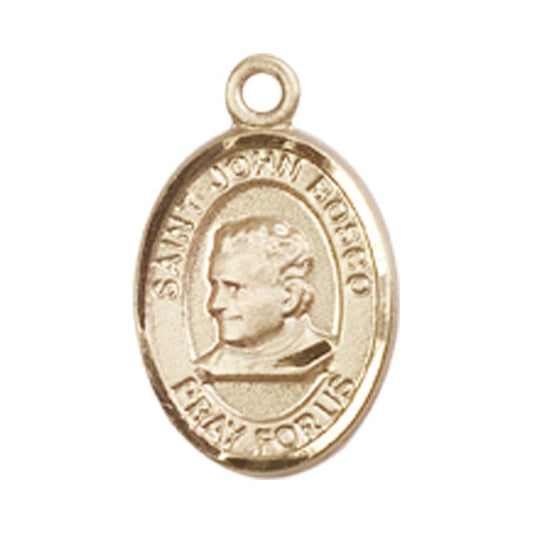 14kt Gold St. John Bosco Medal - Small