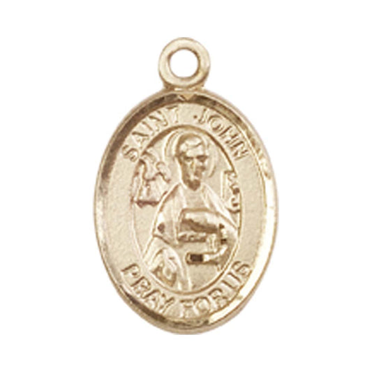 14kt Gold St. John the Apostle Medal - Small
