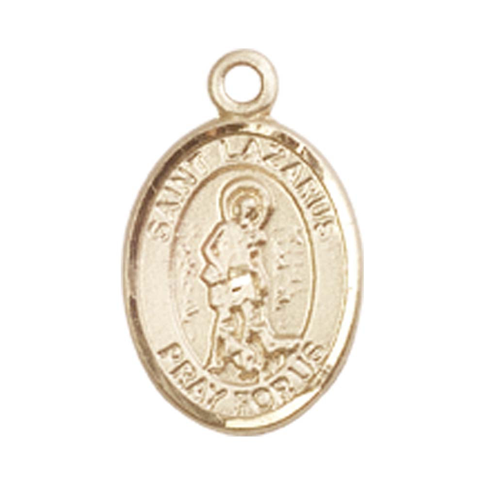 14kt Gold St. Lazarus Medal - Small