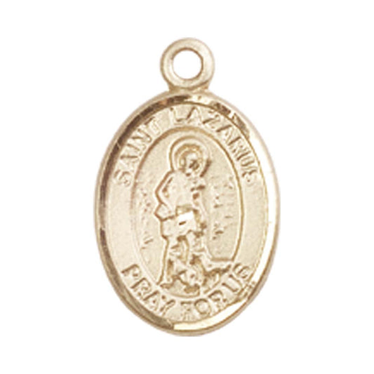 14kt Gold St. Lazarus Medal - Small