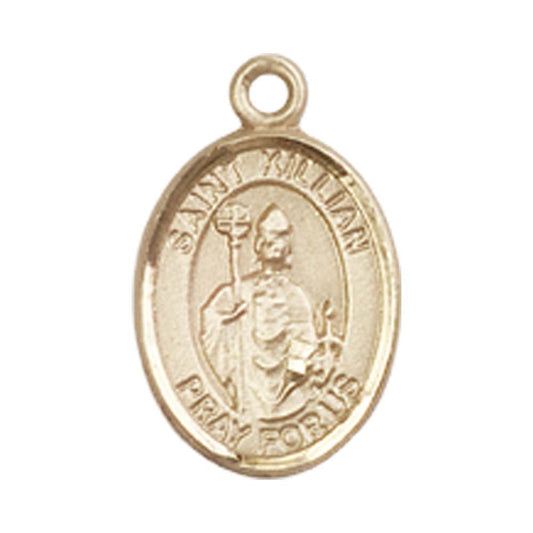 14kt Gold St. Kilian Medal - Small
