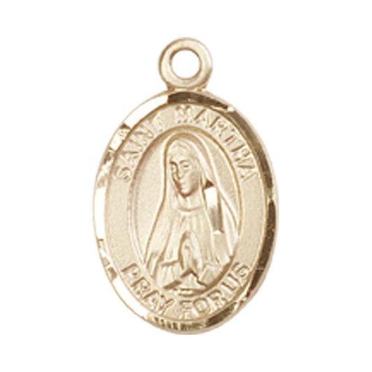 14kt Gold St. Martha Medal - Small
