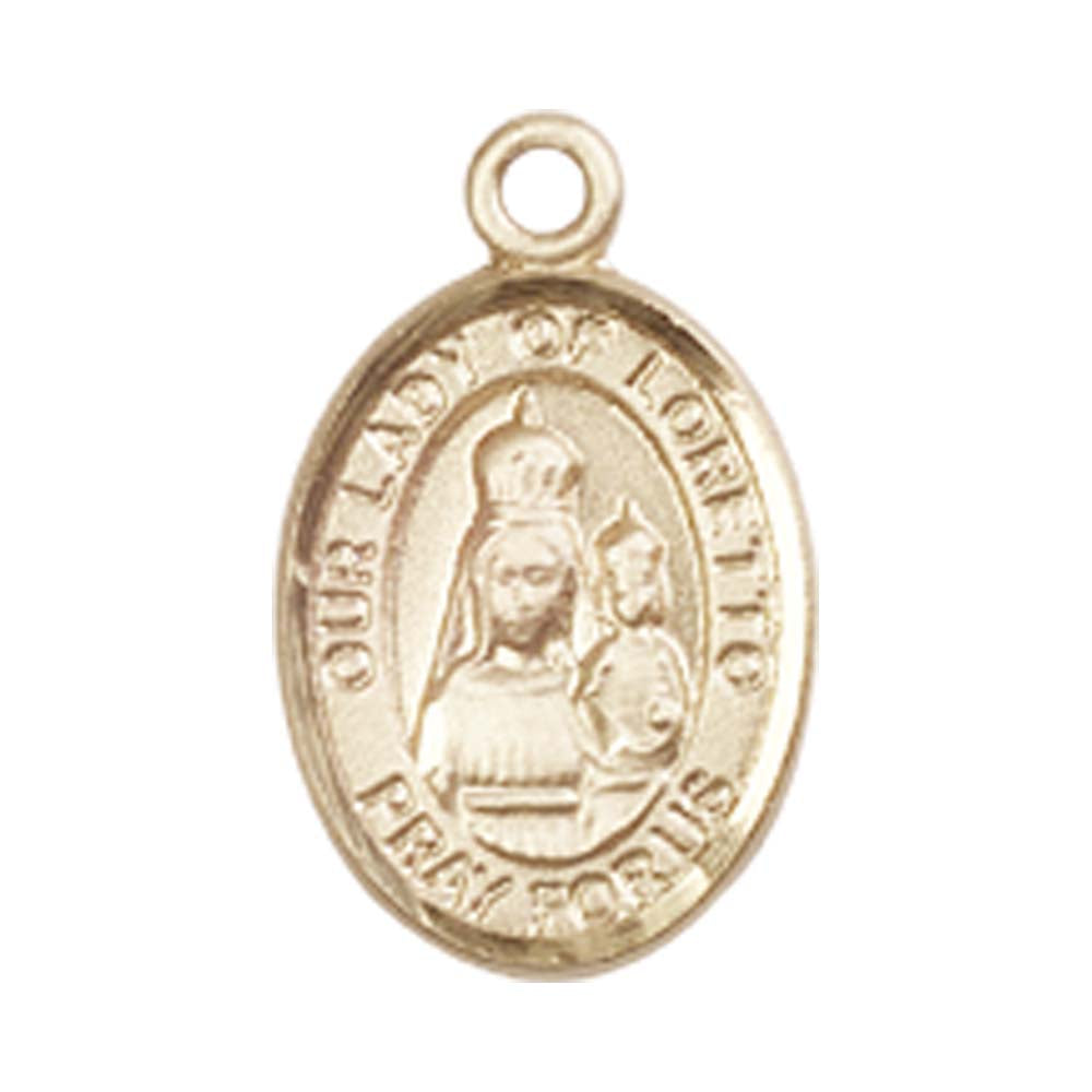 14kt Gold O/L of Loretto Medal - Small