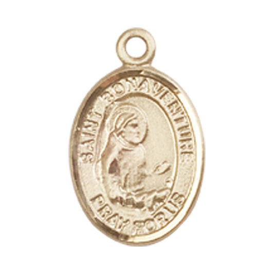 14kt Gold St. Bonaventure Medal - Small