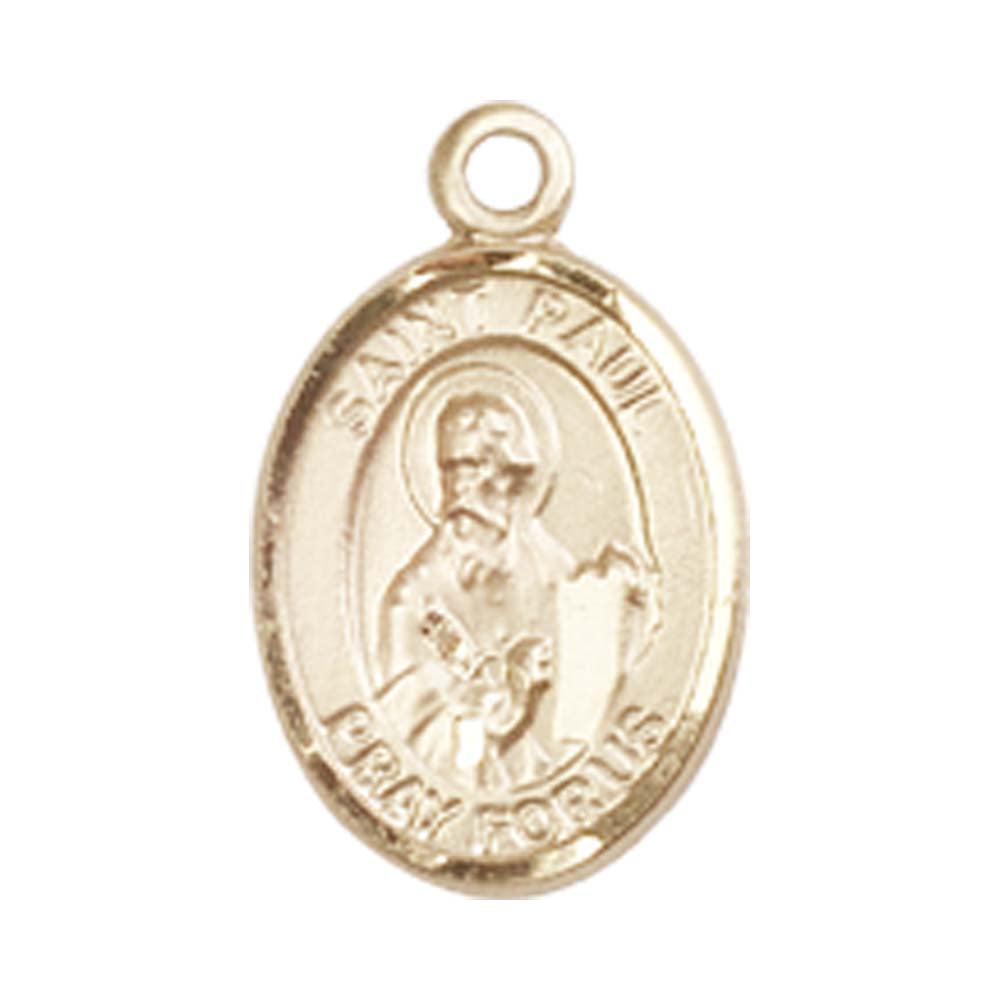 14kt Gold St. Paul the Apostle Medal - Small