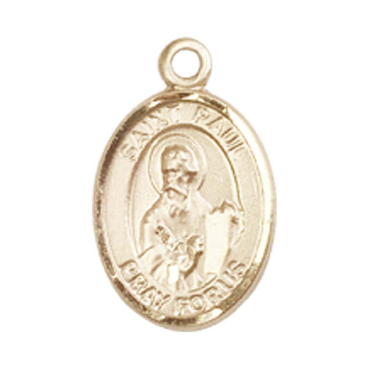 14kt Gold St. Paul the Apostle Medal - Small