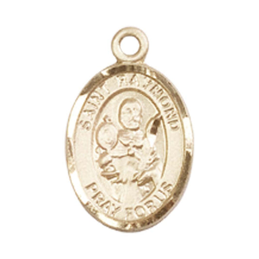 14kt Gold St. Raymond Nonnatus Medal - Small