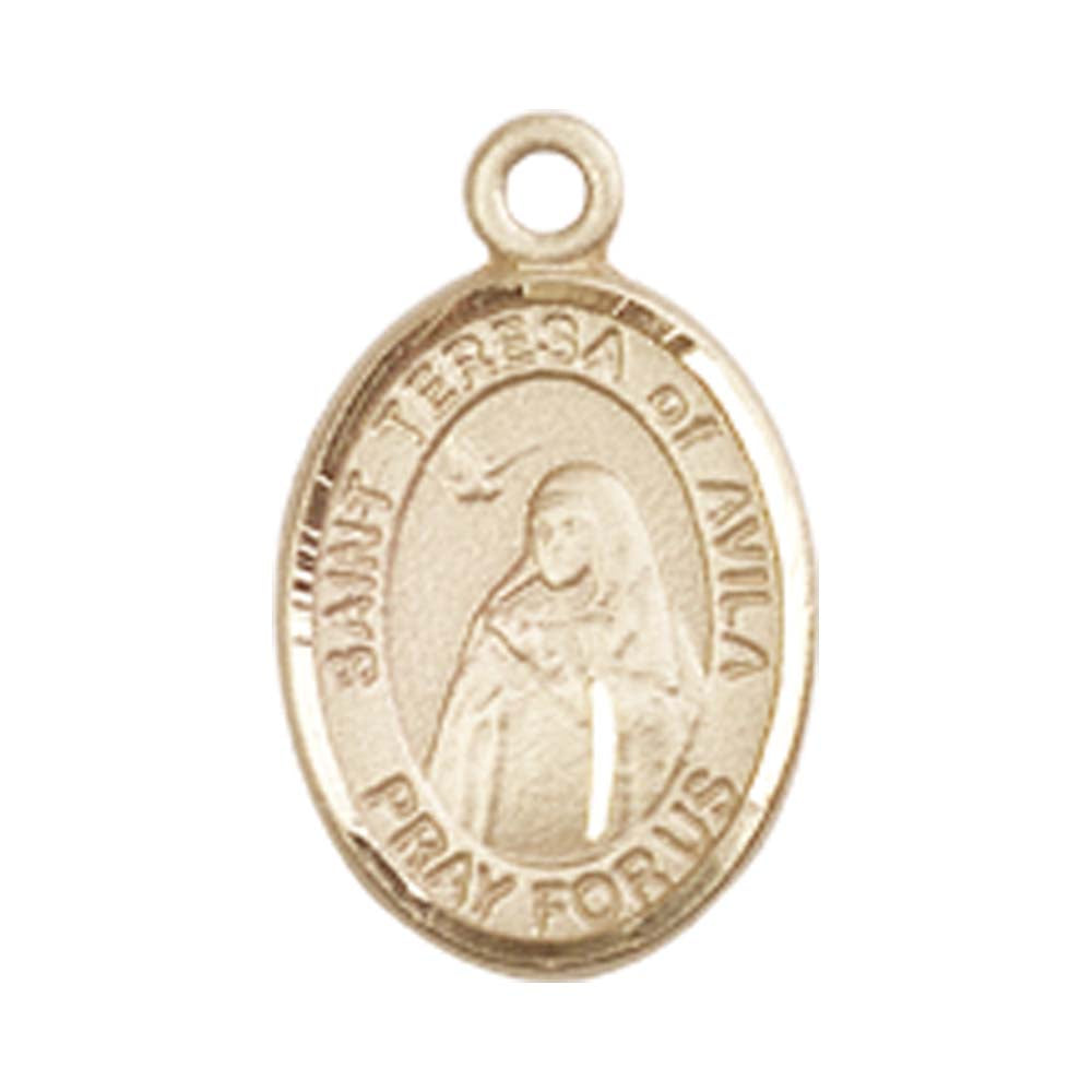 14kt Gold St. Teresa of Avila Medal - Small
