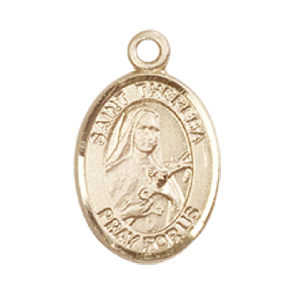 14kt Gold St. Theresa Medal - Small