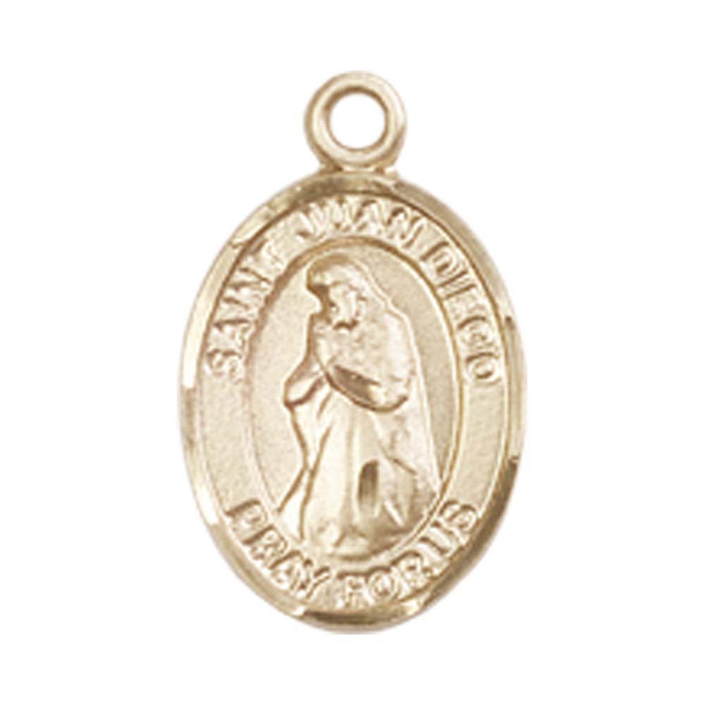 14kt Gold St. Juan Diego Medal - Small